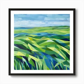 Abstract Landscape Painting 12 Art Print