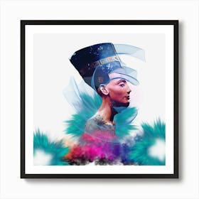 Egyptian Queen- Nefertiti Historical Art Art Print