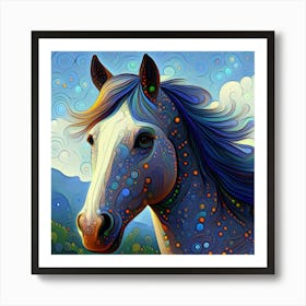 Horse Painting 1 Art Print