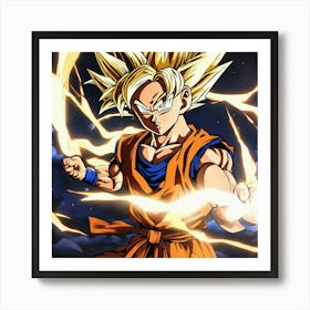 Dragon Ball Z Wallpaper 31 Art Print