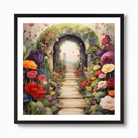 Garden Path Art Print