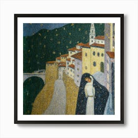 Kirche in Cassone by Gustav Klimt 1 Art Print