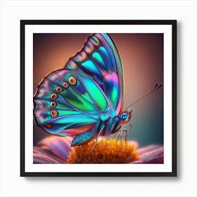 Colorful Butterfly Art Print