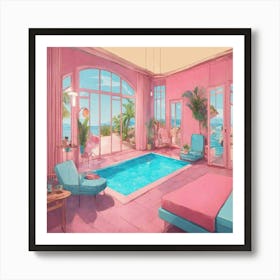 Pink Room Art Print