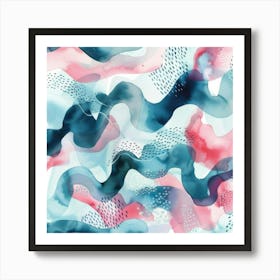 Abstract Watercolor Painting 34 Art Print