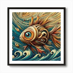 Fish In The Ocean Art Print