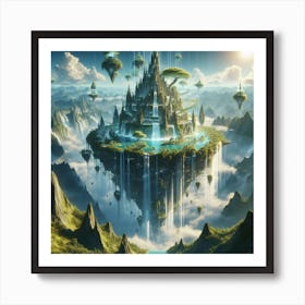 Fantasy City 1 Art Print
