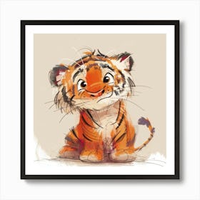 Tiger Cub Art Print