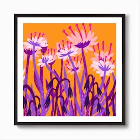 Under The Flowers Art Print