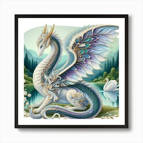 Fairy Dragon Art Print