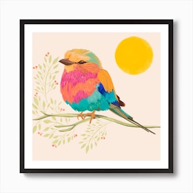 Rainbow Bird Art Print