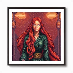 Pixel Art 18 Art Print