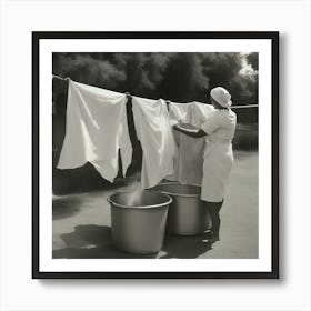 'Laundry Day' Art Print