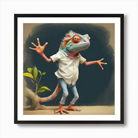 Chameleon 12 Art Print