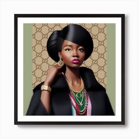 Gucci Girl Art Print