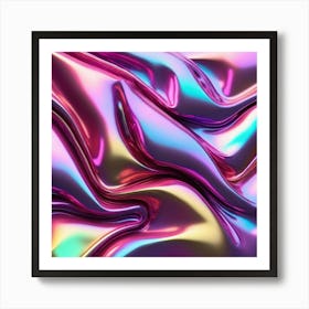 Shiny Metallic Background Art Print