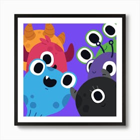 Monsters Art Print