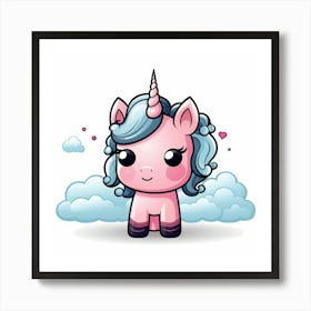 Unicorn 49 Art Print