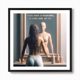 Your Body Is A Mirror Art Print