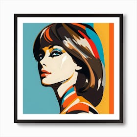 Mod Girl 17 Art Print