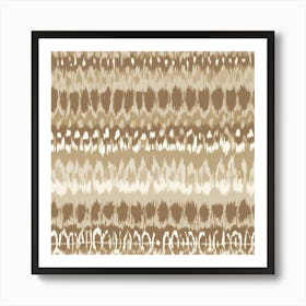 Create A Ikat Toile Pattern 1 Art Print