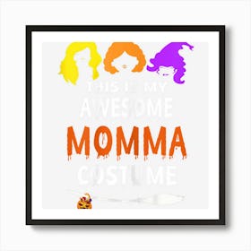 Womens Halloween Witch Grandma Art Print