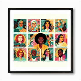 Poster For Women'S History Month Art Print