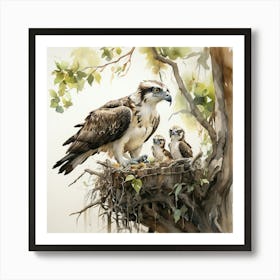 Osprey Nest 3 Art Print