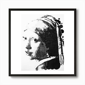 Girl With Pearl Earring 2 Art Print