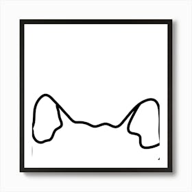 French Bulldog Head Art Print