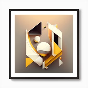 Abstract Geometric Design 1 Art Print