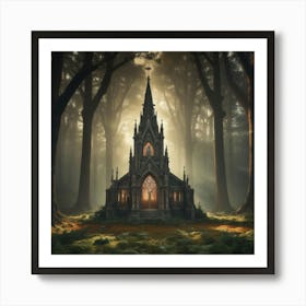 Church In The Woods 13 Art Print