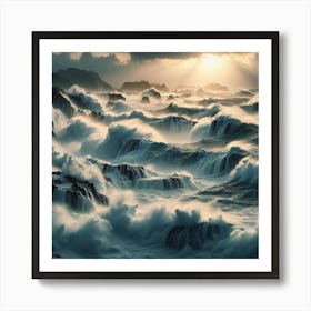 Stormy Seas Art Print