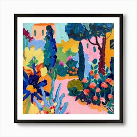 Into the Garden Series in Style of Matisse 6 Art Print