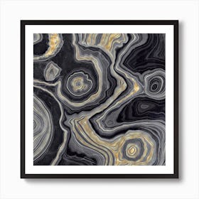 Agate Texture 05 Art Print