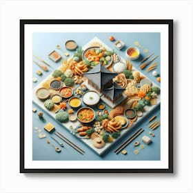 Asian Cuisine Art Print