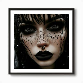 Gothic Beauty 4 Art Print