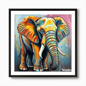 Wonder Elephant 1 Art Print