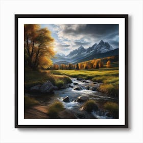 Mountain Stream 11 Art Print