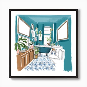 Bathroom Art Print