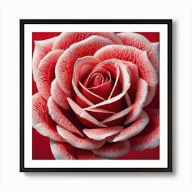 Valentine'S Rose Art Print