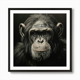Chimpanzee 4 Art Print