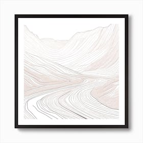 Road In The Mountains Art Print