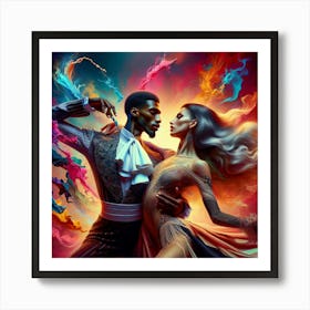 Dancing The The Paso Doble Art Print