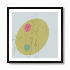 Man In A Chair Art Print