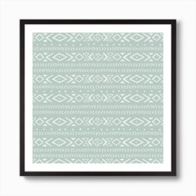 Boho Green Art Print