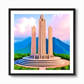 Monument To Freedom 1 Art Print