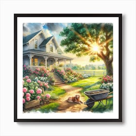 Gardener'S Home Art Print