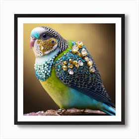 Bird With Jewels Art Print
