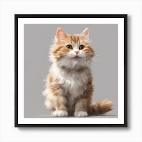 Kitty Cat Art Print